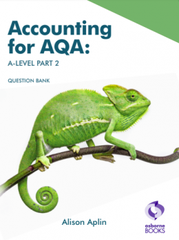 Accounting for AQA: Part 2 Question Bank